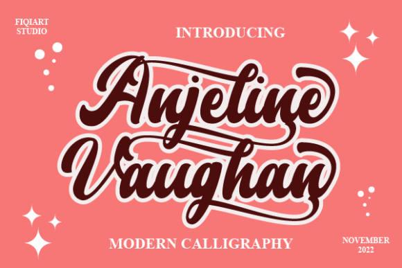 Anjeline Vaughan Font Review for Web Design