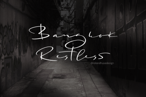 Bangkok Restless: A Fresh Handwritten Font for Creative Projects