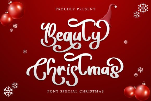 Beauty Christmas Font for Web Design