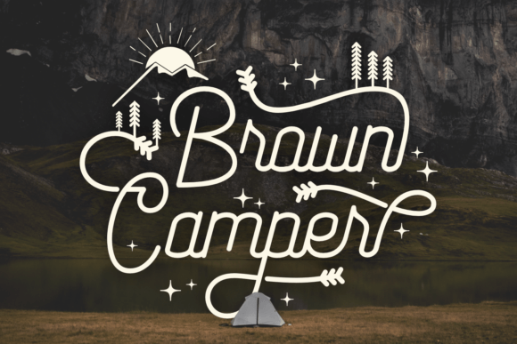 Brown Camper: A Vintage Handwritten Font for Branding
