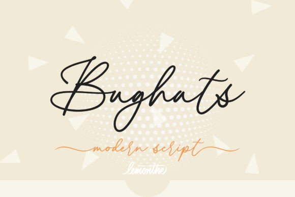 Bughats: A Premium Script Font