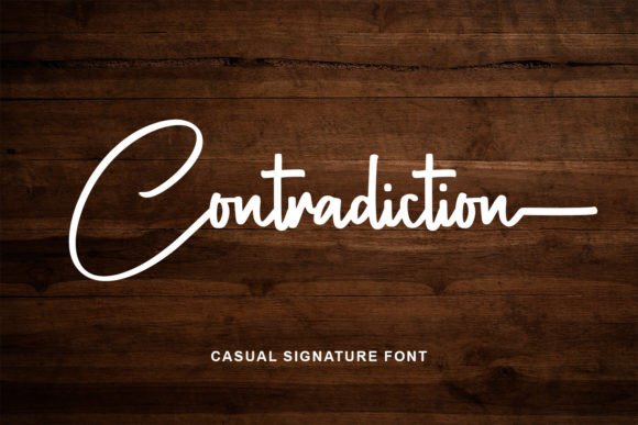 Contradiction Font: Bold & Beautiful