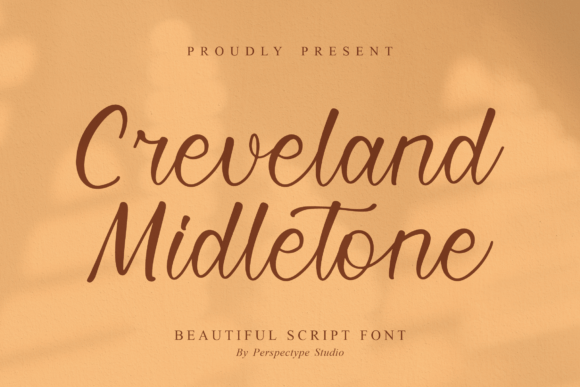 Creveland Midletone Font for Creative Projects