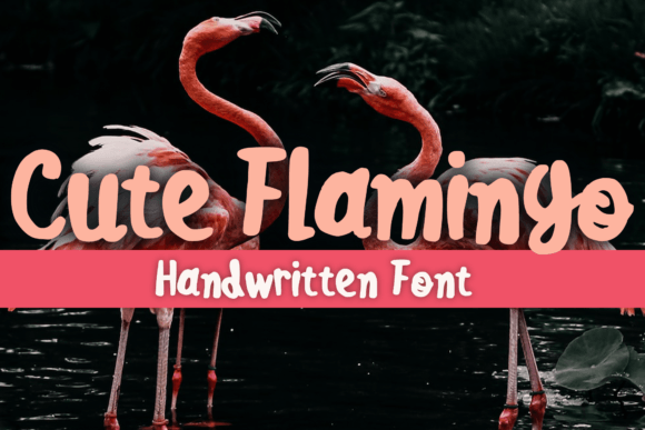 Cute Flamingo Font for Creative Projects