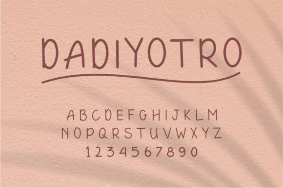 Dadiyotro: A Friendly Script Font for Campaigns