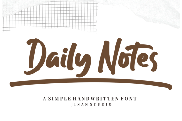 Daily Notes: A Handwritten Font for Makers