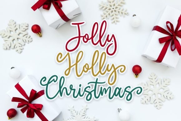 Elevate Your Brand with the Jolly Holly Christmas Font