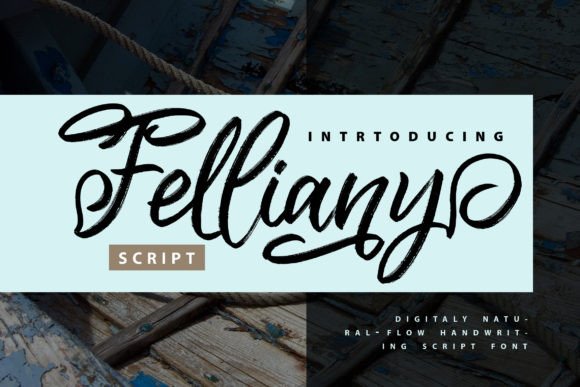 Felliany Font Review: A Modern Brush Script for Branding