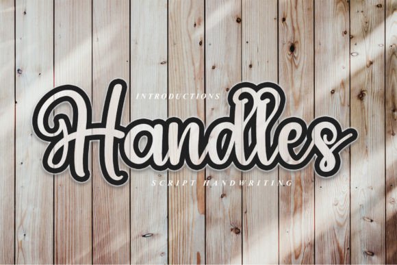 Handles: A Sweet Script Font