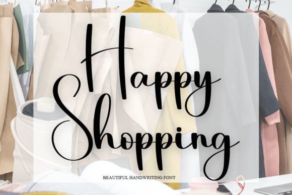 Happy Shopping Font for Business