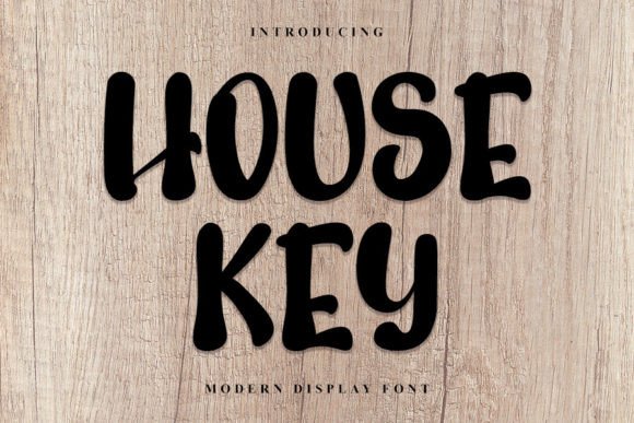 House Key: A Stylish Handwritten Font