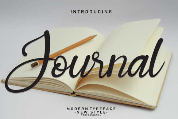 Journal: A Script Font for Real Projects