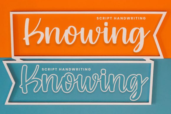 Knowing: An Elegant Handwritten Font for Editorial Design