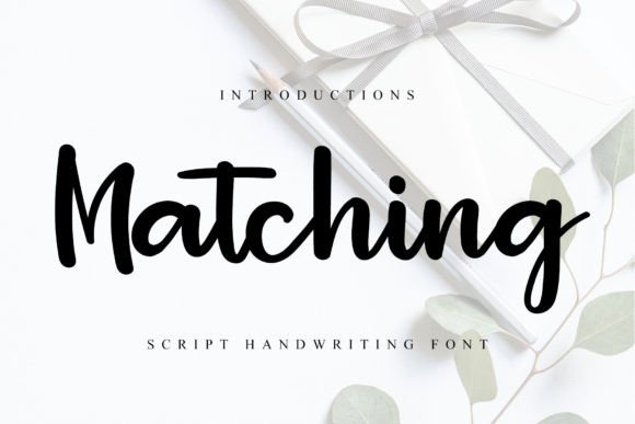 Matching: A Magical Handwritten Font