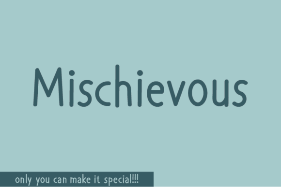 Mischievous: A Bold Script for Creative Projects