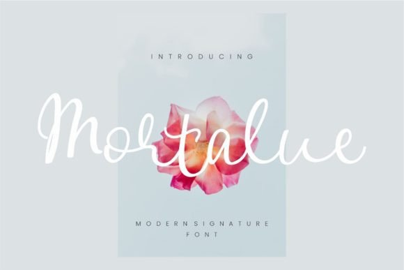 Mortalue Font: Elevate Your Brand with Elegant Script Typography