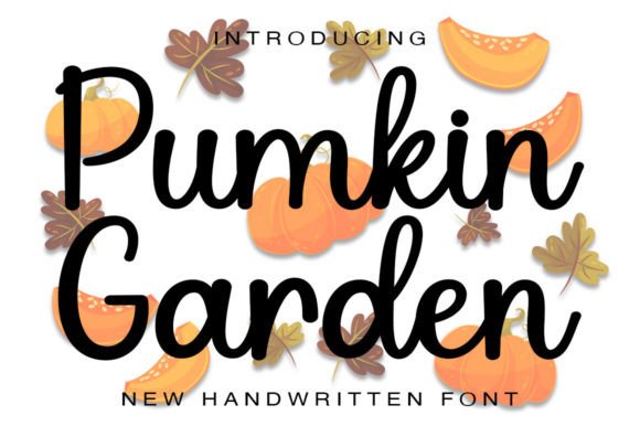 Pumkin Garden: A Handwritten Font for Polished Branding