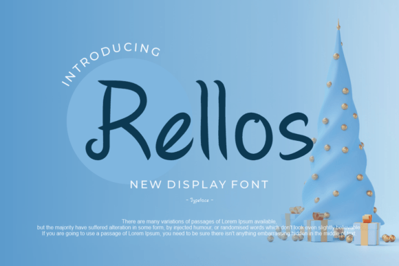 Rellos: A Handwritten Font for Web Design