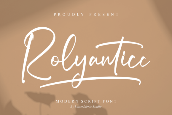 Rolyanticc: A Dazzling Script Font for Editorial Design