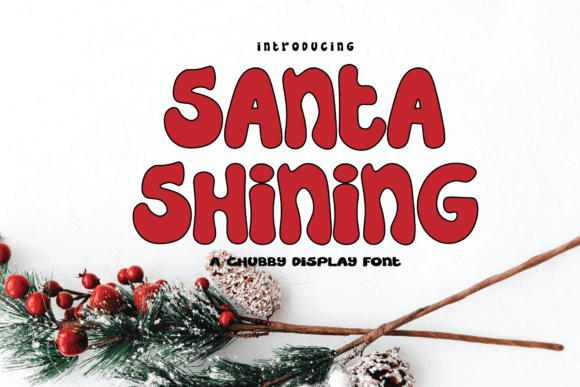Santa Shining Font Review