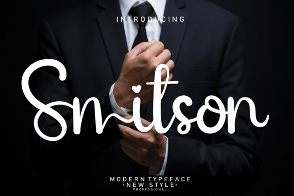 Smitson: A Sweet Script Font