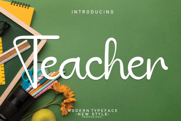 Teacher Font: A Handwritten Touch for Web Design