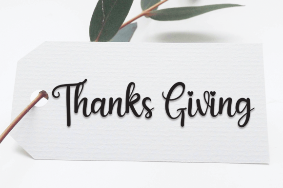 Thanks Giving: The Handwritten Font for Scroll-Stopping Marketing